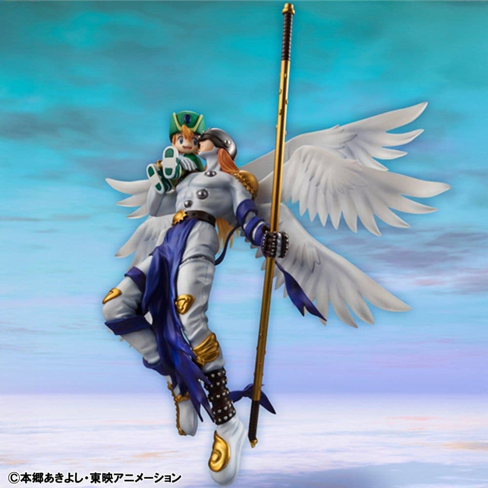 Digimon Adventure G.E.M. Series Figura PVC Angemon & Takeru Takaishi 22 cm - Vista 3