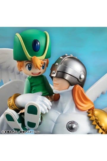 Digimon Adventure G.E.M. Series Figura PVC Angemon & Takeru Takaishi 22 cm - Vista 2
