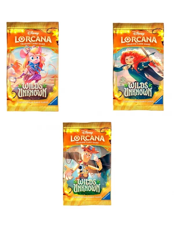 Paquetes de refuerzo Wilds Unknown (24 unidades) - Disney Lorcana TCG - Vista 2