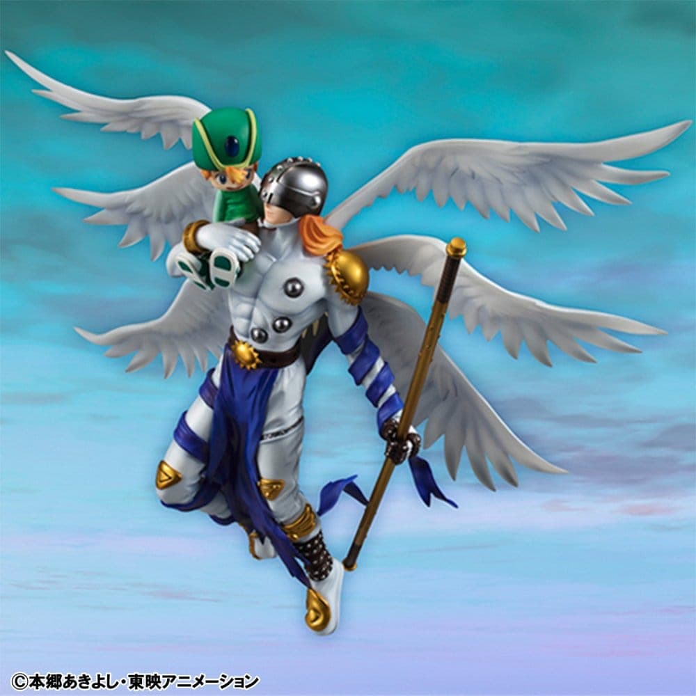Digimon Adventure G.E.M. Series Figura PVC Angemon & Takeru Takaishi 22 cm - Vista 4