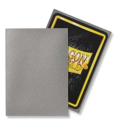 Fundas Standard Matte Plata (100 fundas) Dragon Shield - Vista 2