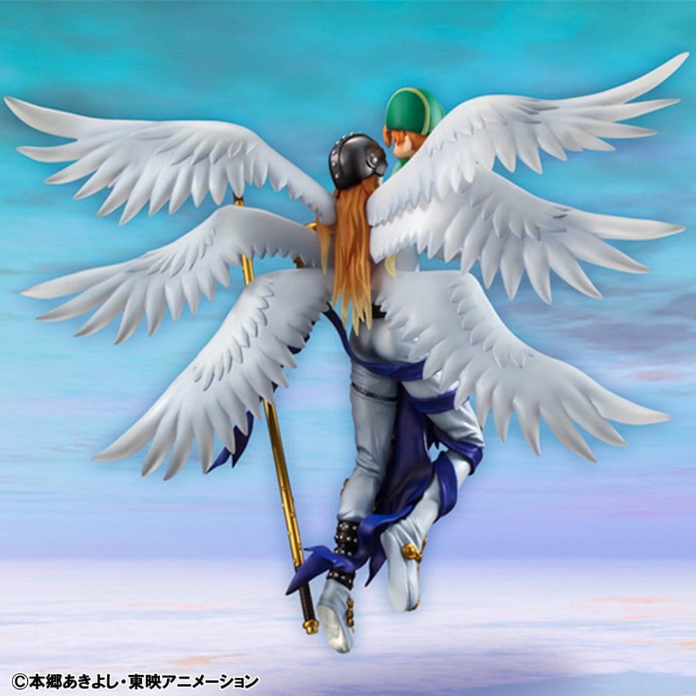 Digimon Adventure G.E.M. Series Figura PVC Angemon & Takeru Takaishi 22 cm - Vista 5