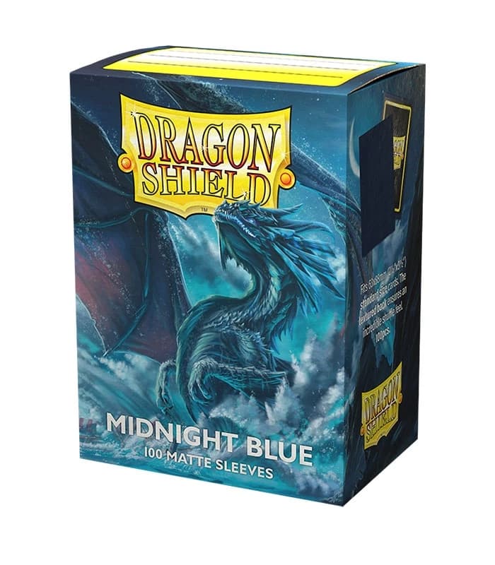 Fundas Standard Matte Midnight Blue (100 fundas) Dragon Shield